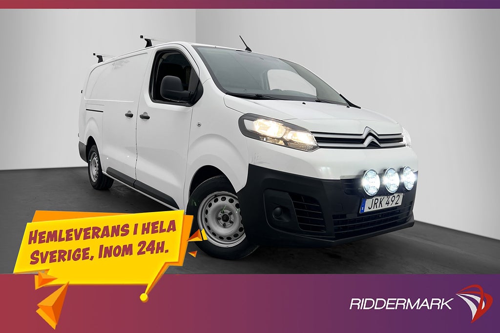 Citroën jumpy L3 Dragkrok 3-Sits Farthållare CARPLAY Moms