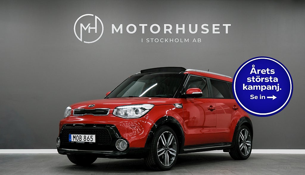 Kia Soul 1.6 GDI Automatisk, 132hk Pano Kamera Dragkrok 1 Ägare