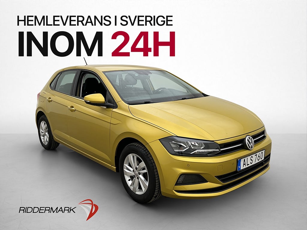 Volkswagen Polo 1.0 TSI 95hk Bluetooth P-Sensorer 0,44L/mil