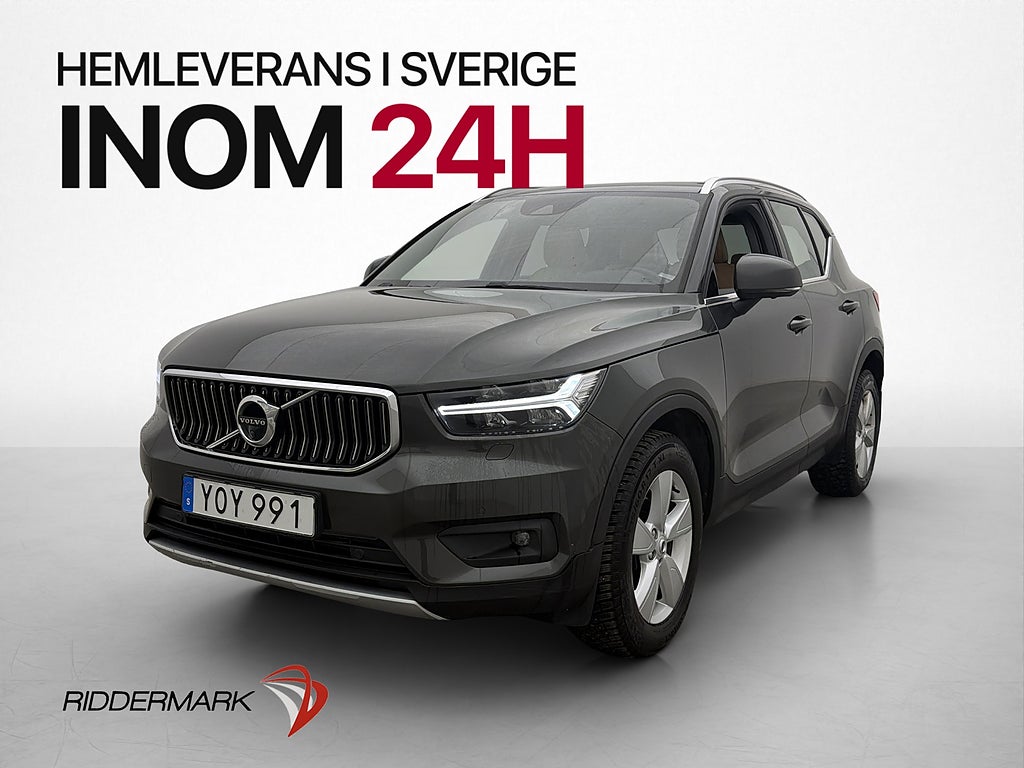 Volvo XC40 D3 Inscription Värm 360° Elstol Skinn En-Brukare