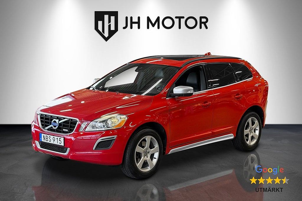 Volvo XC60 D4 AWD R-Design 163hk DVÄRM/Panorama/Navi/Drag