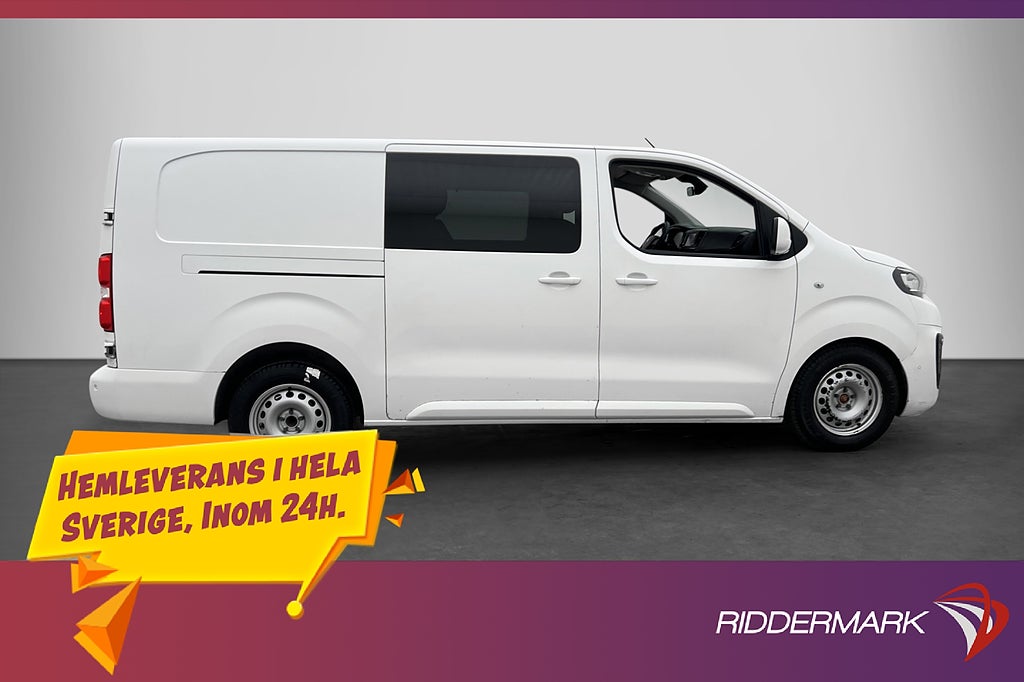 Peugeot Expert Dubbelhytt L3 177hk Värm Drag B-Kamera Moms