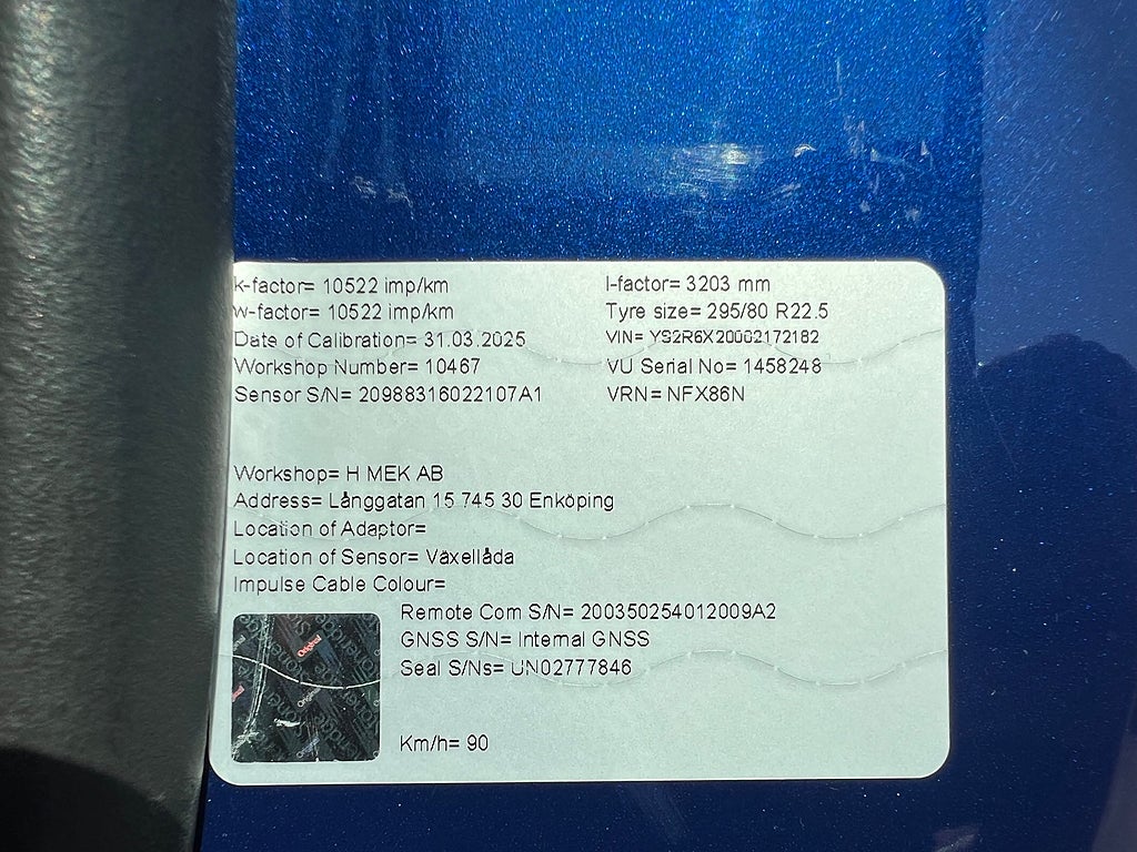 Scania R650 6x2 Lastväxlare, Euro 6