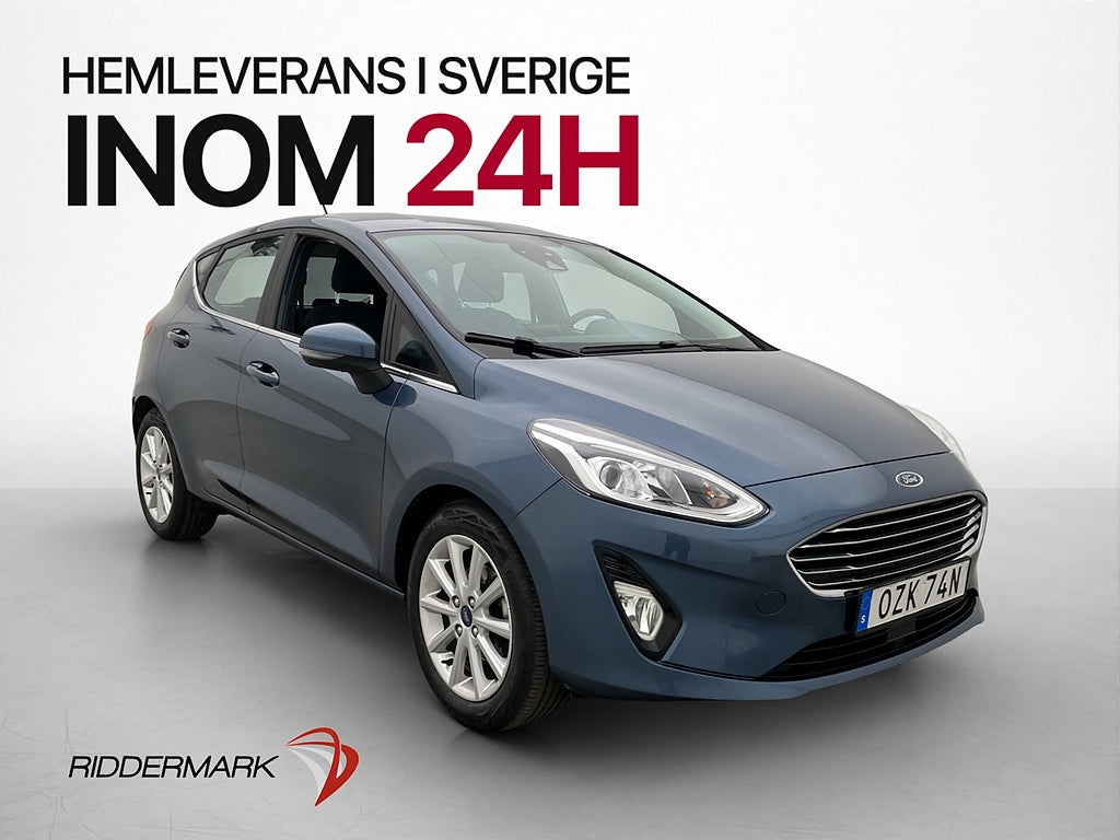 Ford Fiesta 1.0 EcoBoost 95hk Titanium CarPlay Adaptiv-fart