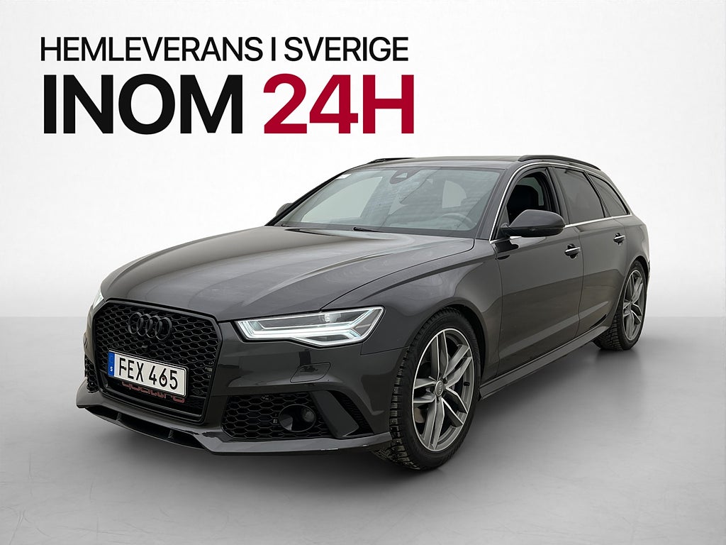 Audi A6 TDI V6 Q 272hk S-Line Pano Läder Värm BOSE HuD