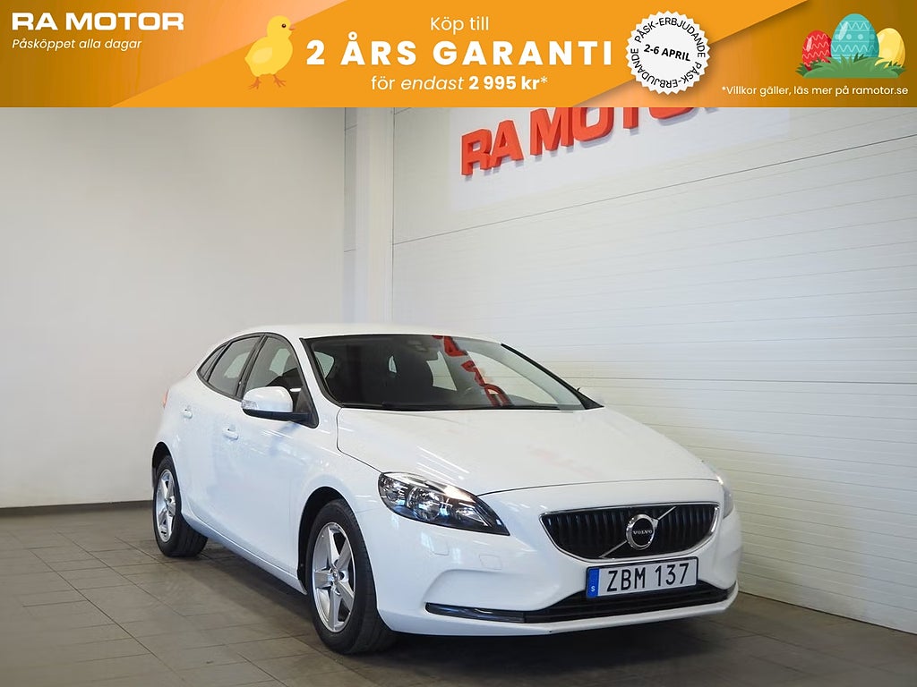 Volvo V40 D2 120hk Kinetic Business II Klimatpkt P-Värmare PDC 2018