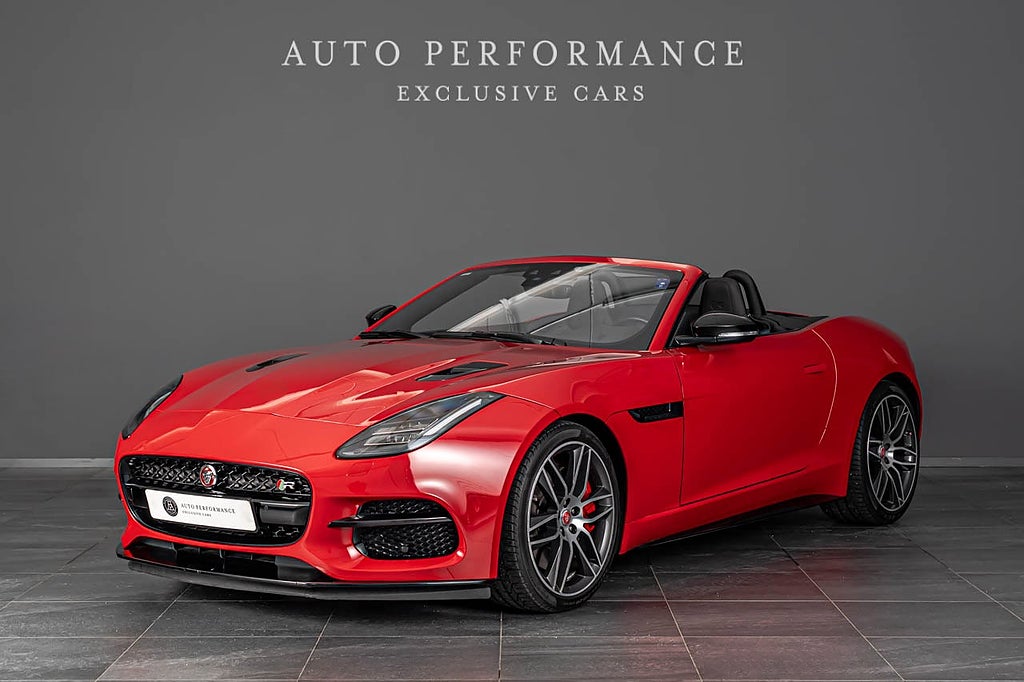 Jaguar F-Type R Cab V8 550hk Black Pack / Hemleverans /