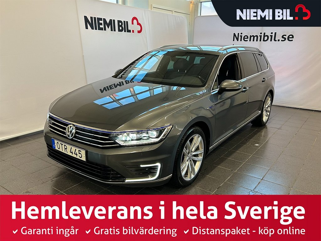 Volkswagen Passat GTE 1.4 TSI Hybrid Drag/S&V-hjul/Kamera