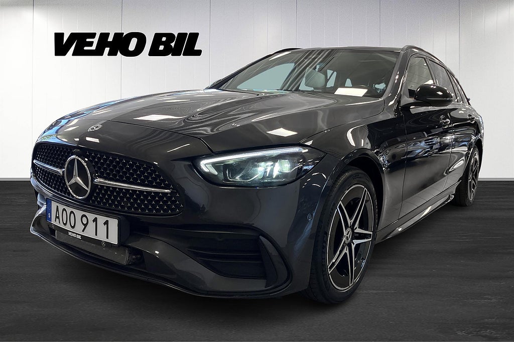 Mercedes-Benz C 300 T e AMG Line | Dragkrok | Pano | Adaptiv Farthållare
