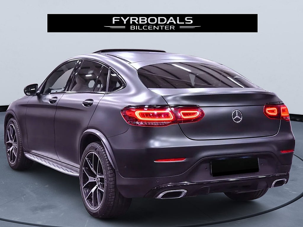 Mercedes-Benz GLC 300 d 300d 245hk 4MATIC Coupe AMG Svensksåld 2020, bild 3