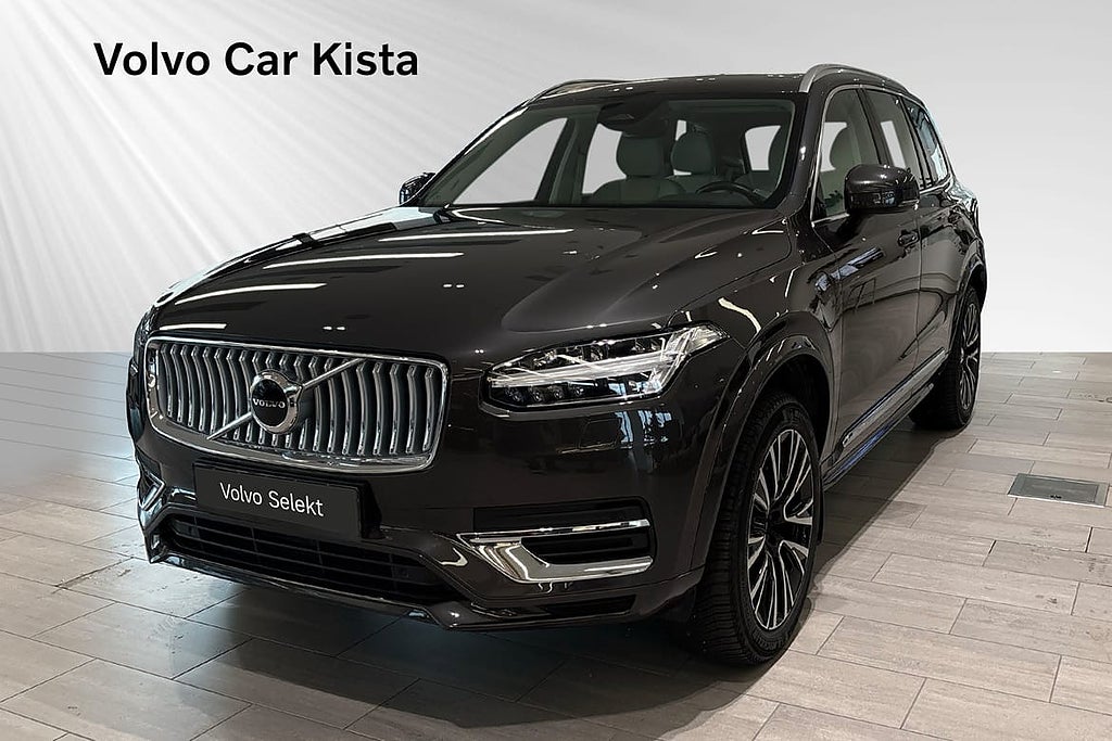 Volvo XC90 Recharge T8 Plus Bright B-Kam Läder H/K Carplay