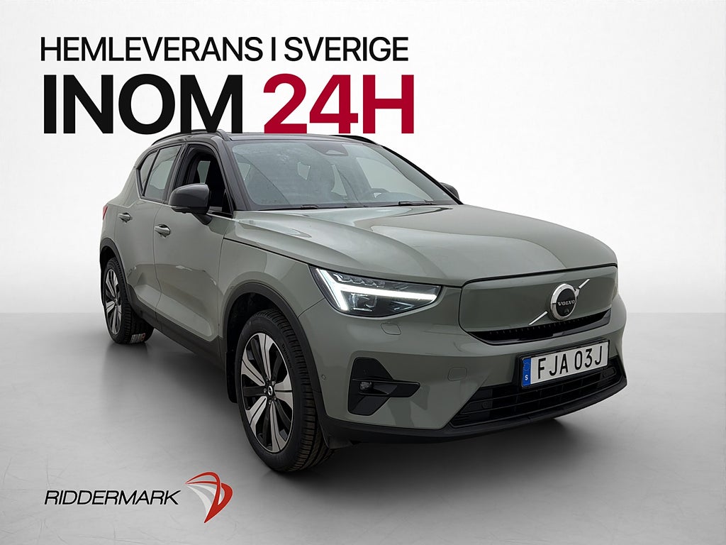 Volvo XC40 Recharge Twin Ultimate H/K Pano CarPlay Värm 360°