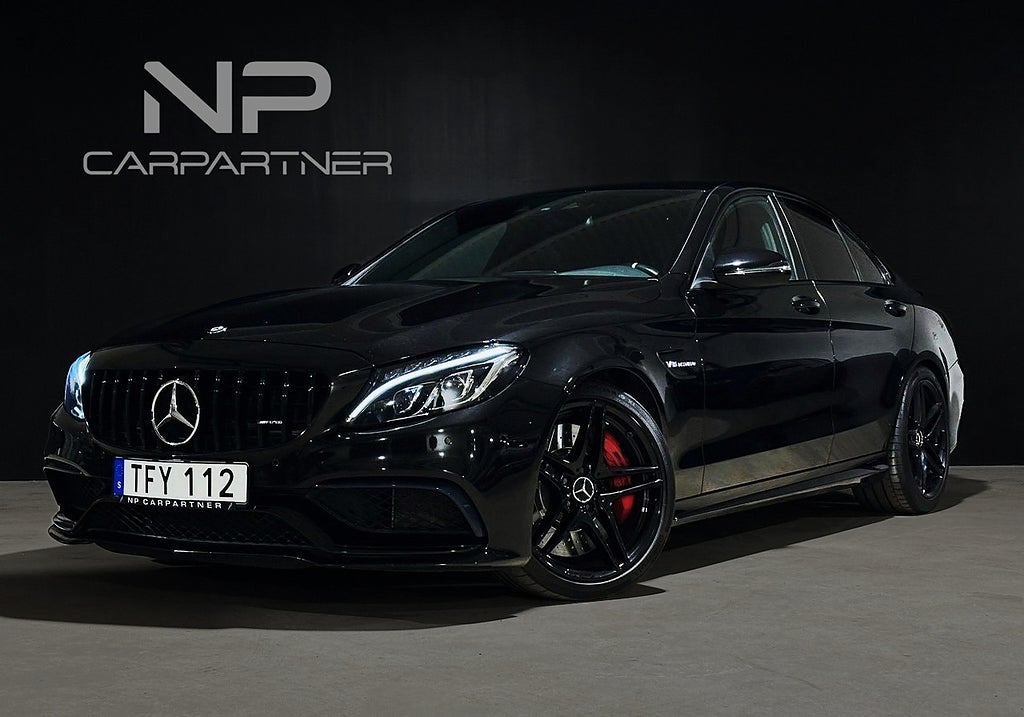 Mercedes-Benz AMG C 63 s|Sedan|Välbehållen|Burmester
