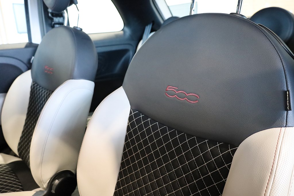 Fiat 500 1.2 Star Panorama PDC Blåtand Delläder 2020