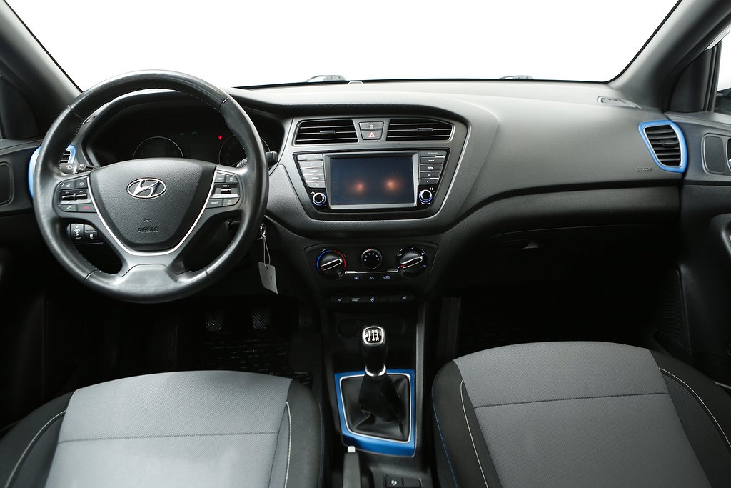 Hyundai i20 1,2 84hk Go! Edition 5D Navi Motorv Drag 2017