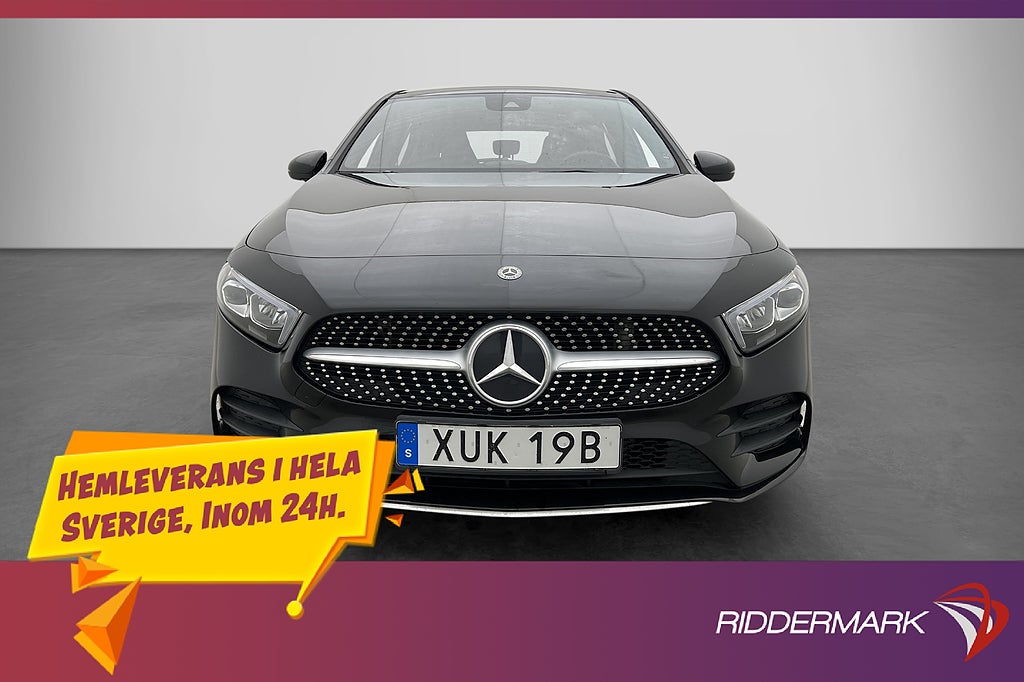 Mercedes-Benz A 180 136hk AMG Kamera CarPlay Halvskinn
