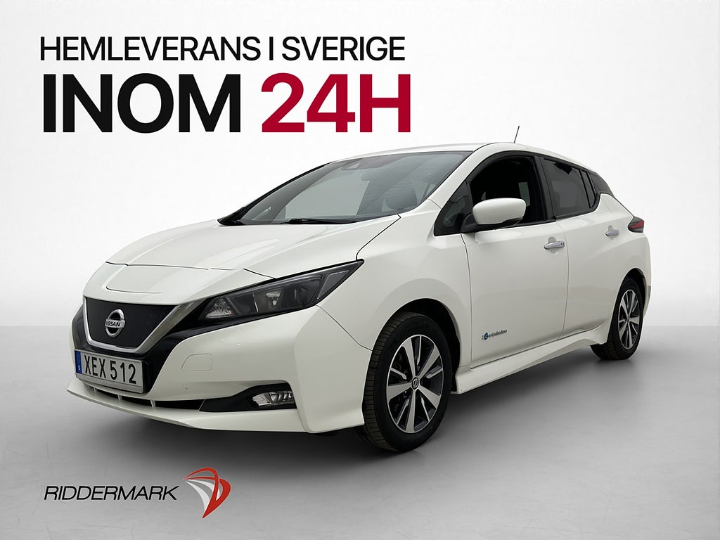 Nissan Leaf 40 kWh 150hk CarPlay 360° Adapt-Fart Keyless