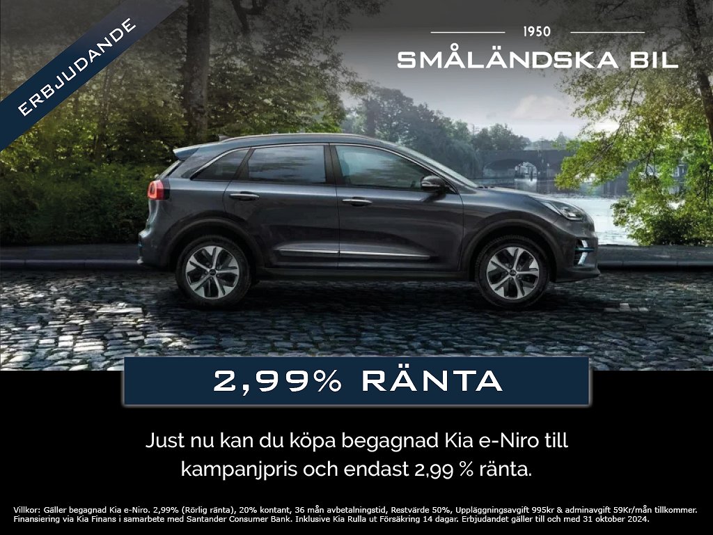 Kia Niro e- 64 kWh Advance *KAMPANJ 2,99%*