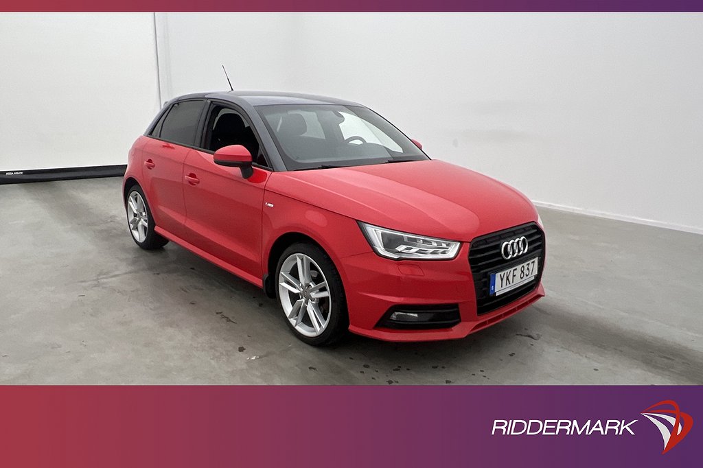 Audi A1 Sportback 1.0 TFSI 95hk S-Line Sensorer Farthållare