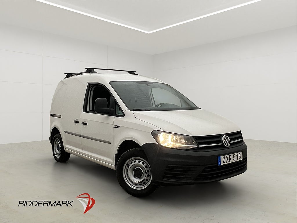 Volkswagen Caddy 2.0TDI Värm PDC Drag V-Inredd Takräcke Moms