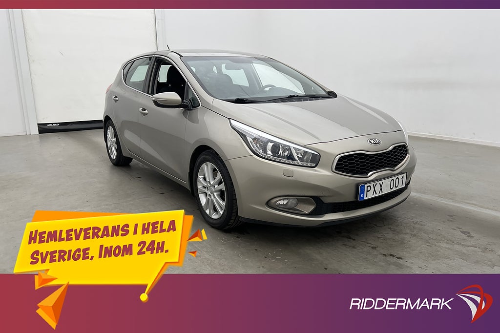 Kia Ceed GDI 135hk Comfort P-Sensorer Rattvärme Farthållare