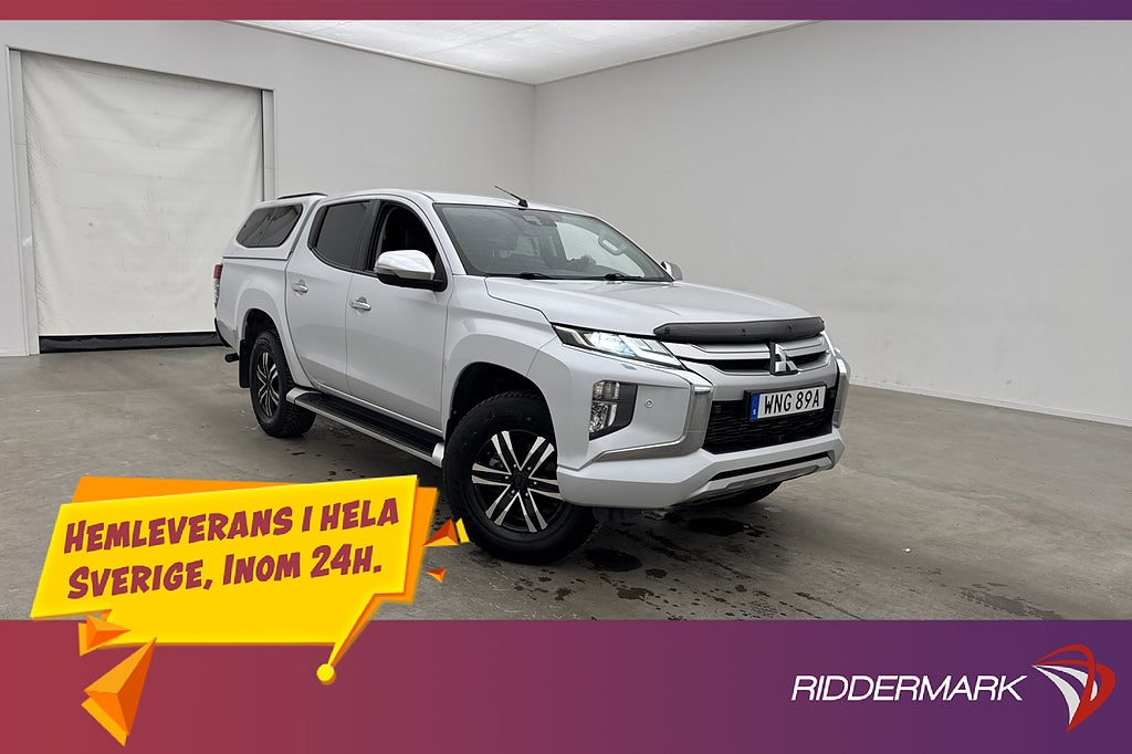 Mitsubishi L200 Premium 2.2 4WD Drag Skinn Diff 360° Moms