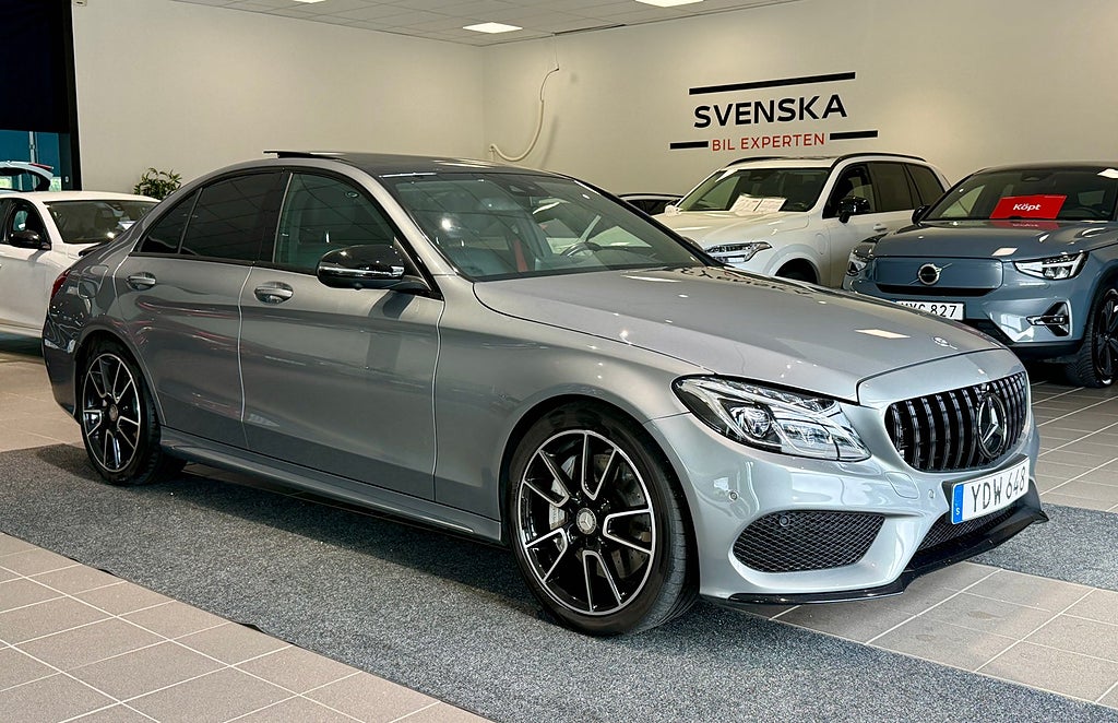 Mercedes-Benz C 450 367hk AMG/Pano/Burmester/B-Värmare/ C43 Look