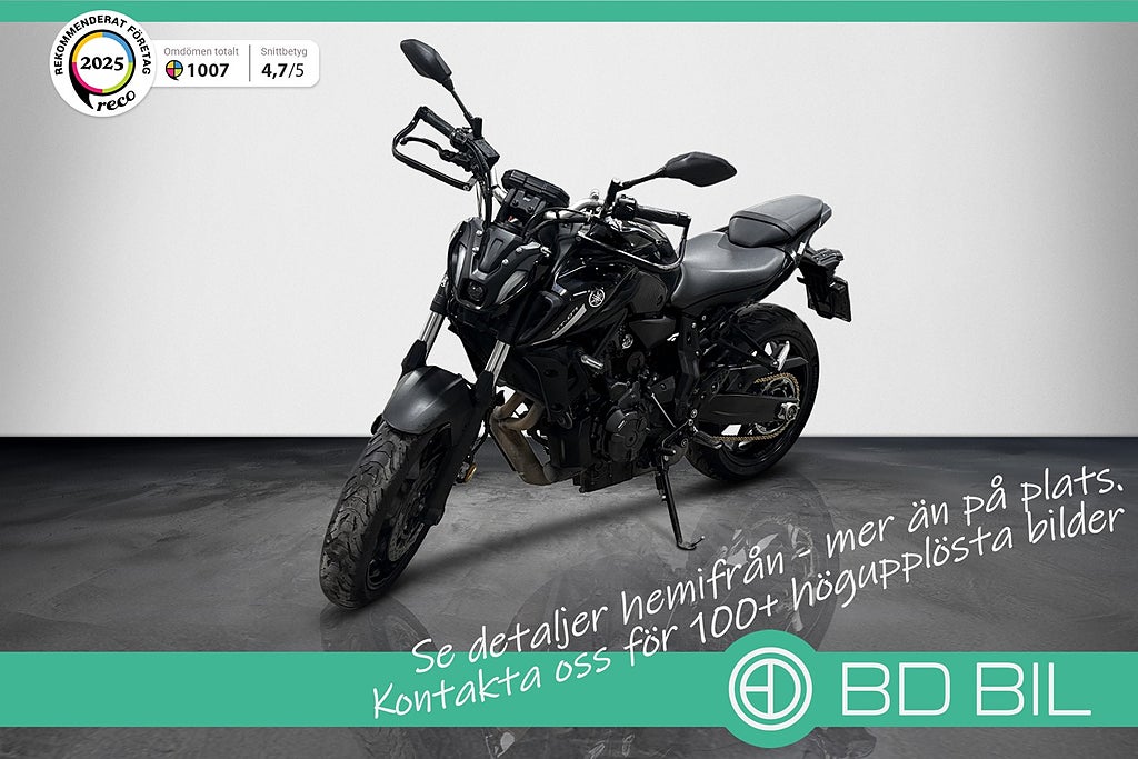 Yamaha MT-07 NYTT DRIVPAKET NYA BROMSAR NYSERVAD