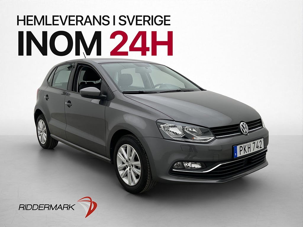 Volkswagen Polo 1.2 TSI Base 90hk Två Brukare Bluetooth