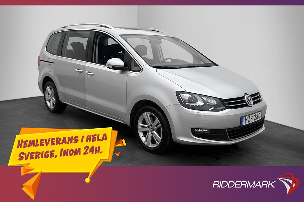 Volkswagen Sharan TDI 150hk Premium 7-Sits Pano D-Värm Drag