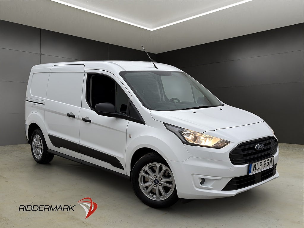 Ford Transit Connect LWB Värmare Drag B-Kamera CARPLAY Moms