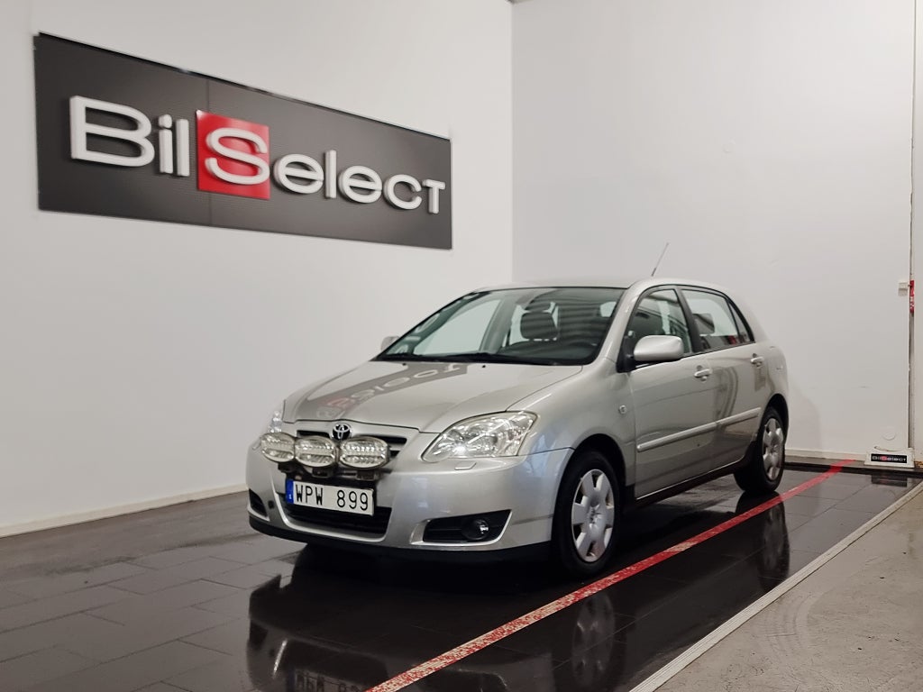 Toyota Corolla 5-dörrars 1.6 VVT-i Euro 4 Automat Back Sensor Ny Bes