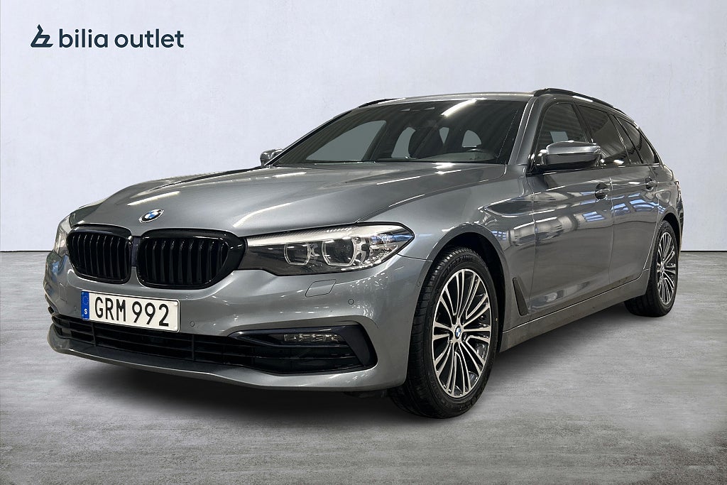 BMW 520d Touring aut Sport line 190hk Backkamera Navi Rattvärme