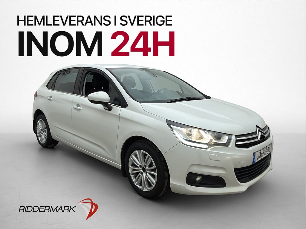 Citroën C4 1.2 130hk Farthållare Sensorer 0,49l/mil