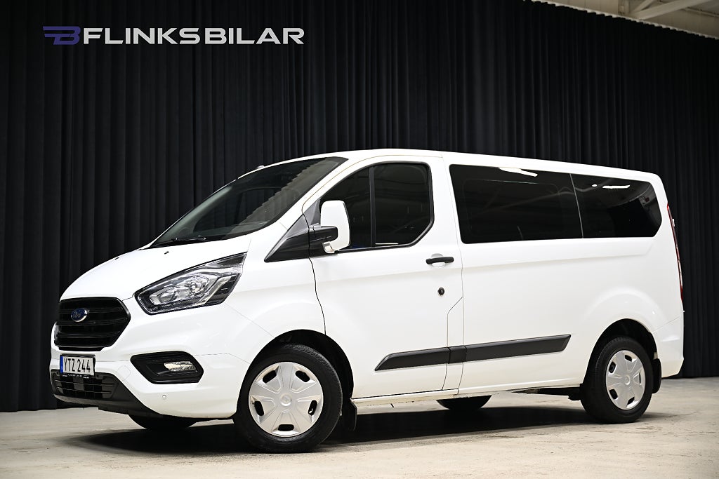 Ford Transit Custom Custom Kombi 170HK Automat|PDC|Värmare|Kambytt|Leasbar