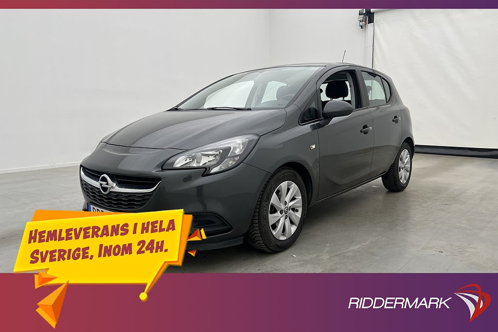 Opel Corsa 1.4 90hk Enjoy P-Sensorer Rattvärme Farthållare