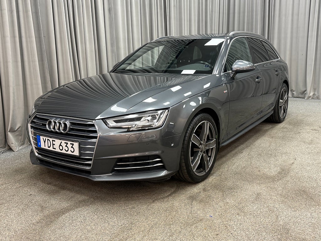 Audi A4 Avant 2.0 TDI 190HK Quattro S Line Aut Dieselv/Cockpit