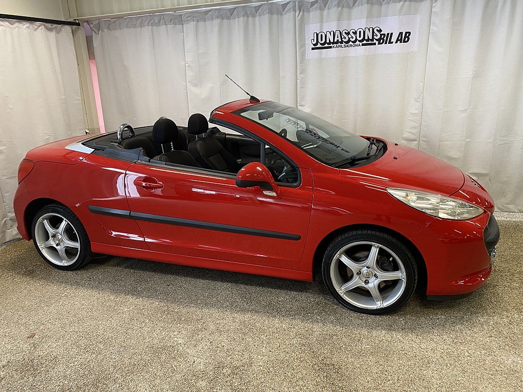 Peugeot 207 CC CC 1.6 VTi Manuell, 120hk,