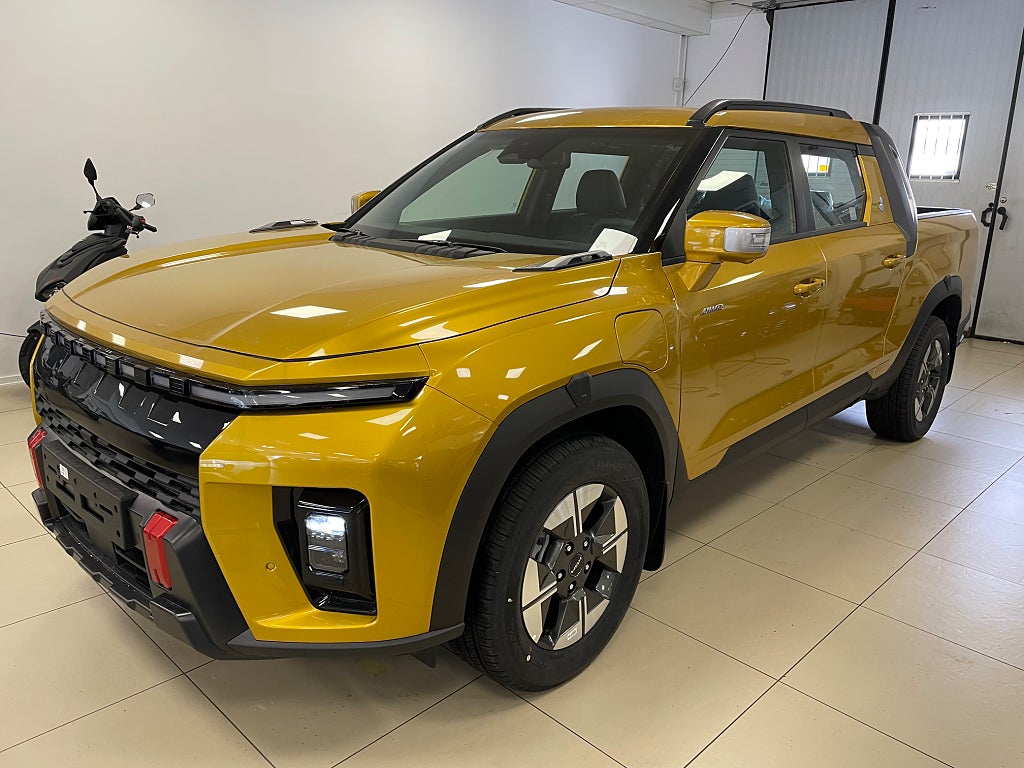 KGM Musso EV 100 % elektrisk pickup med 4x4 237hk 379km skatt 360kr 