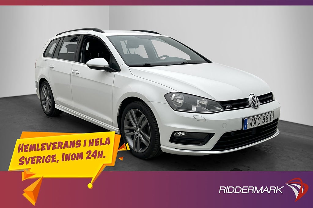 Volkswagen Golf 1.4 TSI 140hk R-Line Värmare Dragkrok Kamera