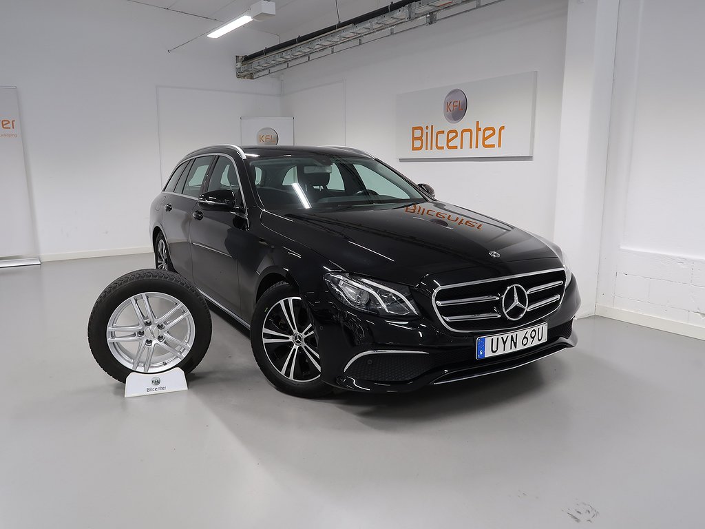 Mercedes-Benz E 200 T d V-Däck ingår Navi-Kamera-Widescreen-Farthållare-Bluetoot