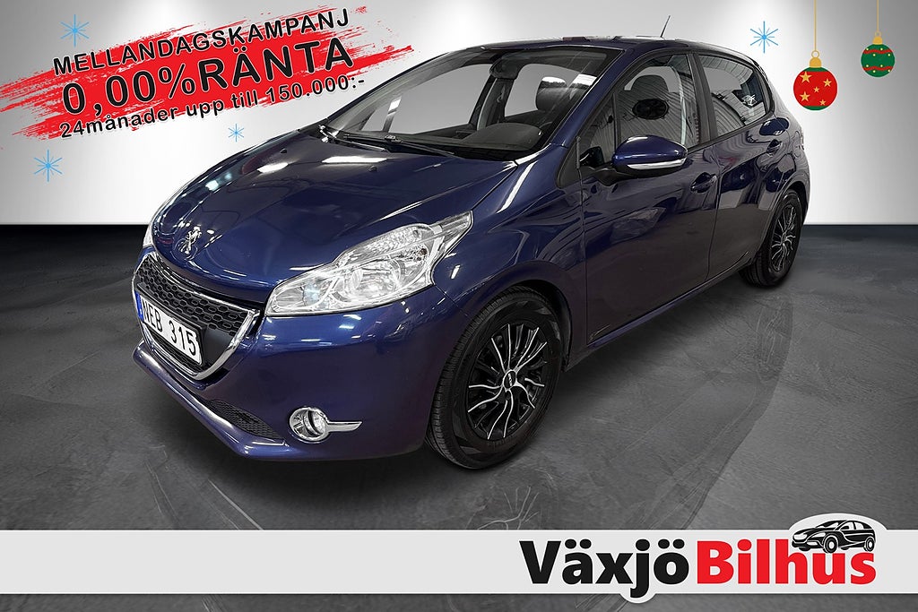 Peugeot 208 5-dörrar 1.2 VTi 82 Euro 5, 82HK
