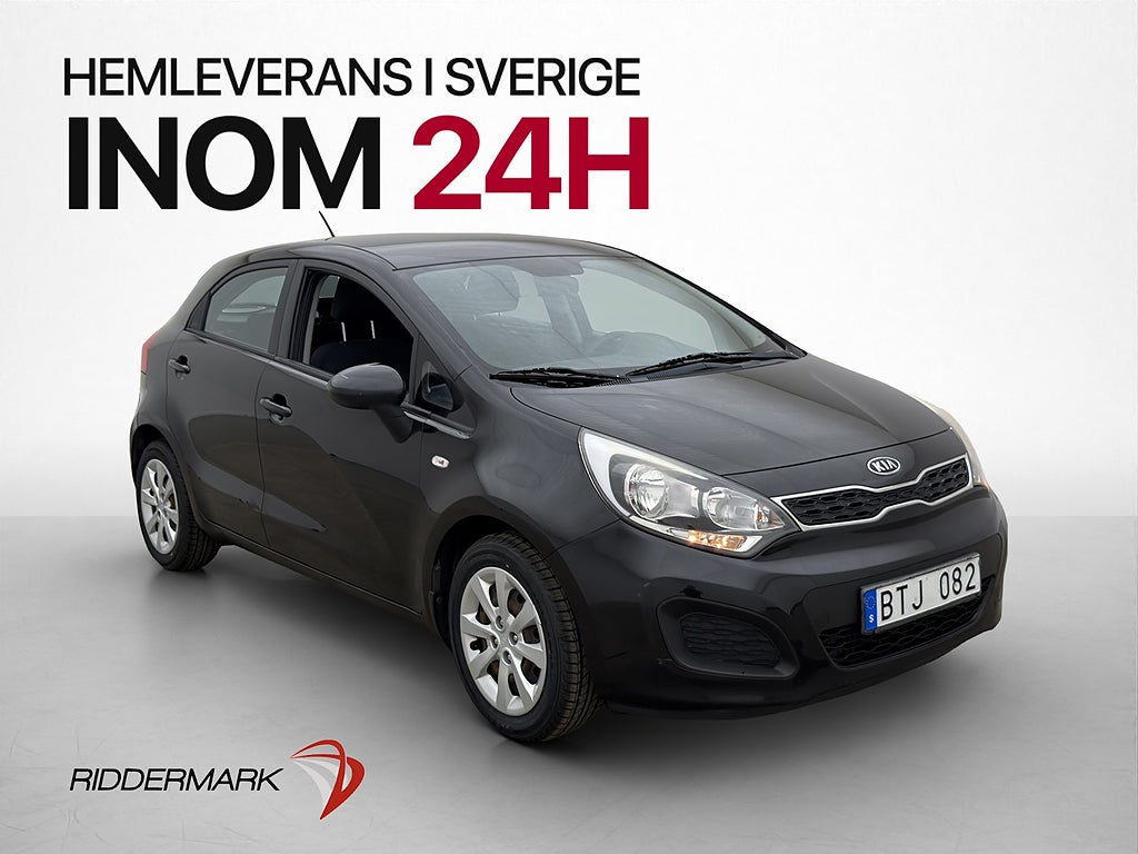 Kia Rio 1.2 CVVT 84hk GLS Två-Brukare 0,43l/mil Låg-Årsskatt