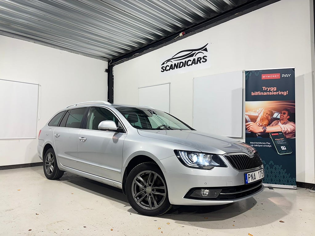 Skoda Superb Kombi 2.0 TDI 4x4 P-SENS NY KAMREM NY BESIKtAD DRAGKROK