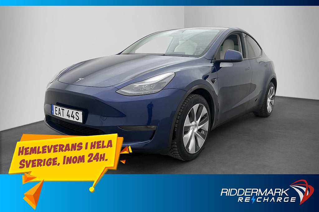 Tesla Model Y Long Range AWD Dragkrok Ljus-Interiör MOMS