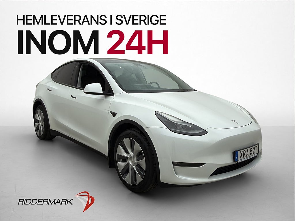 Tesla Model Y Long Range AWD Dragkrok Rattvärme Svensksåld