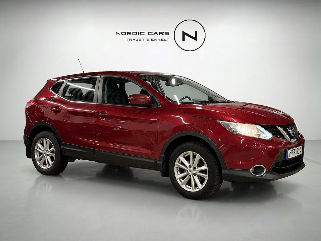 Nissan Qashqai 1.2 DIG-T Manuell Acenta 115 HK Drag Kamera Navi