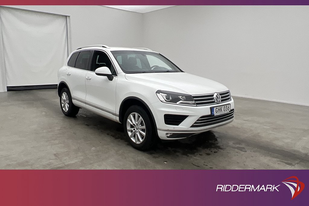 Volkswagen Touareg 4M 204hk D-Värmare Skinn P-Sensorer Drag