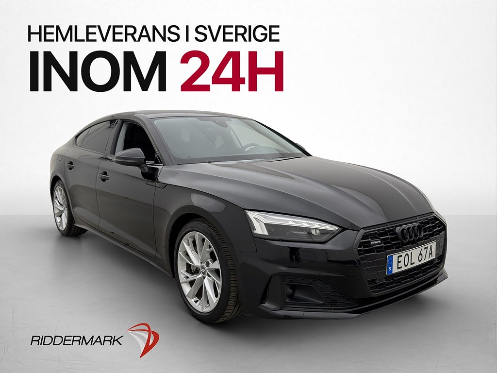 Audi A5 45 TFSI Quattro 265hk Proline Matrix Kamera CarPlay
