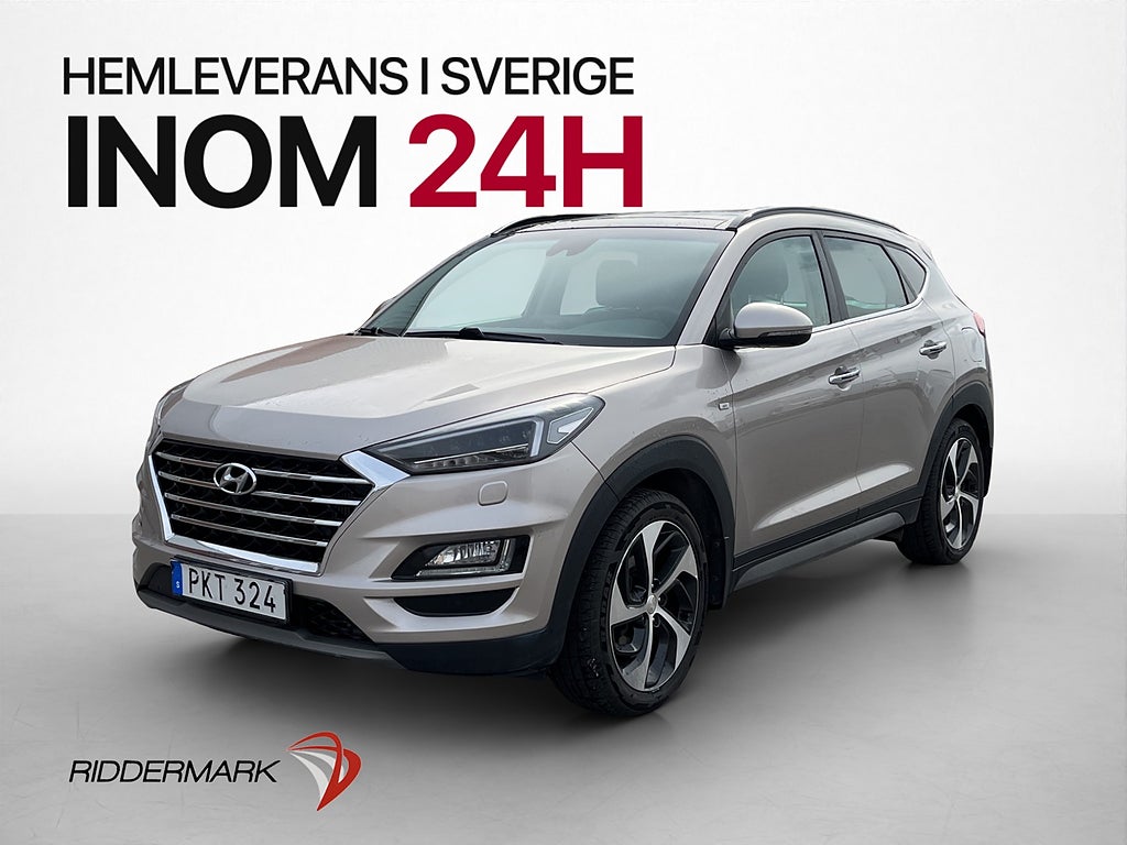Hyundai Tucson CRDi 4WD Premium Drag Pano Skinn 360° Krell
